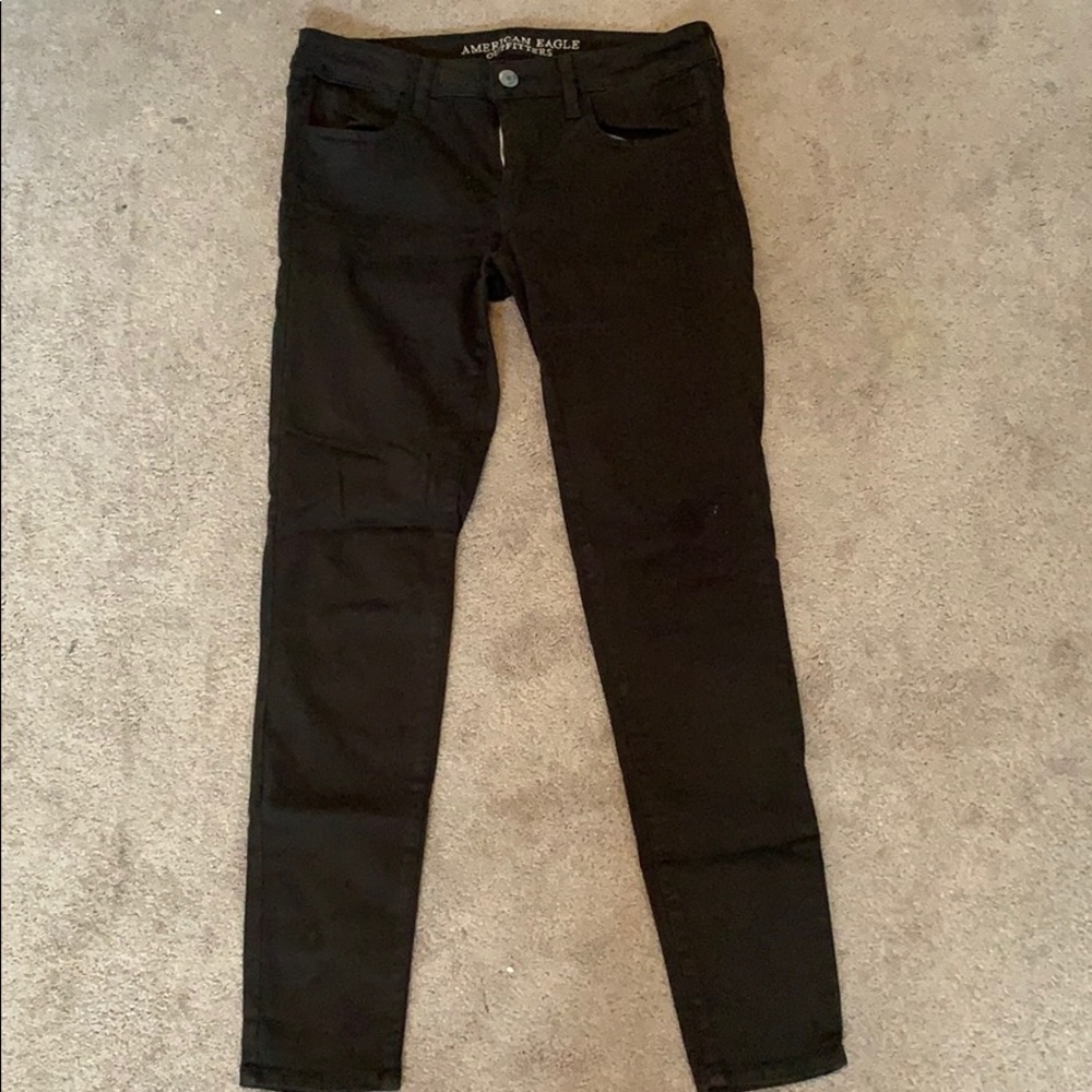 Dark Green American Eagle Pants